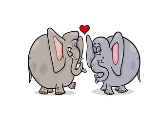 The Love Between Elephants Is The Most Beautiful Thing © Creative Graphics