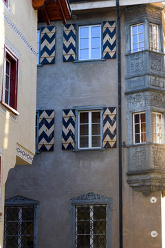 Altstadt von Ilanz/Glion, Kanton Graub&uuml;nden (Schweiz)