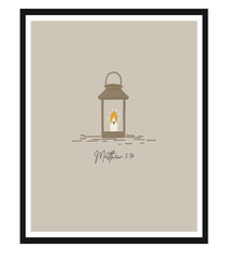 Verse about light. Christian light Poster, Religion Hand Drawn Art, Bible Wall decor