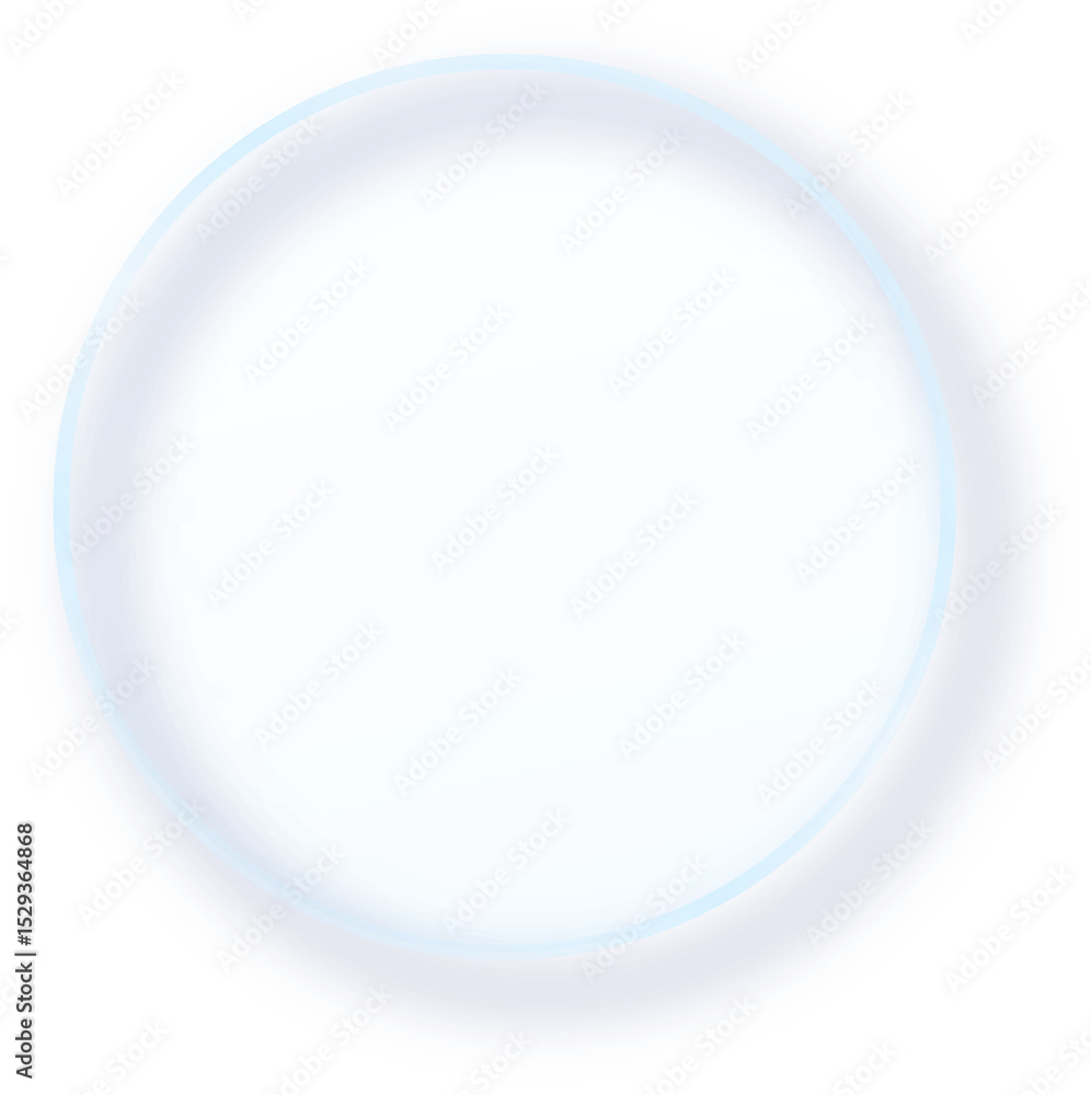 Poster Glass Morphism Ux banner. Transparent Glass Interface Button. Phone design element. Plastic frame with Drop Shadow Effect