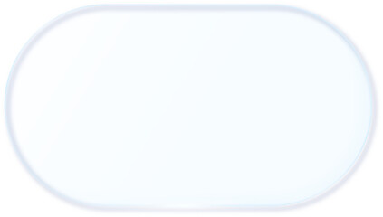 Glass Morphism Ux banner. Transparent Glass Interface Button. Phone design element. Plastic frame with Drop Shadow Effect