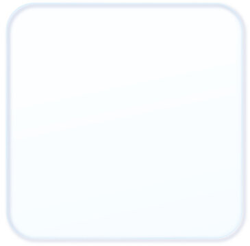 Glass Morphism Ux banner. Transparent Glass Interface Button. Phone design element. Plastic frame with Drop Shadow Effect