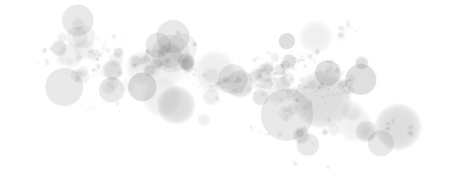 Bokeh Effect Designed in Soft Black Tones Featuring Glowing Orbs and Sparkles