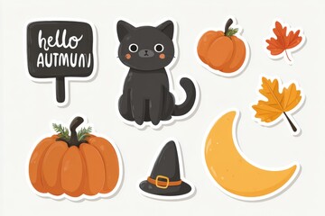 Hello Autumn sticker collection