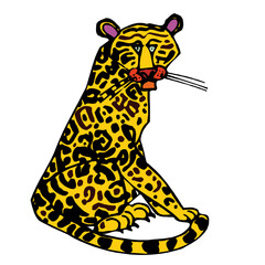 Majestic Jaguar Prowls Through Lush Jungle with Vibrant Spotted Coat