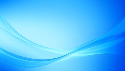 Naklejka premium Blue Abstract Wave Background.
