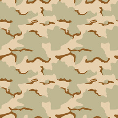 Desert Camouflage seamless pattern