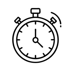Stopwatch for measuring time in simplistic linear design  