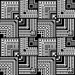 Abstract ethnic geometric pattern design for background or Wallpaper.