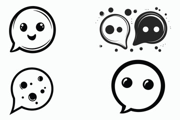 set of funny cartoon eyes