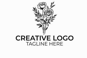 abstract floral design