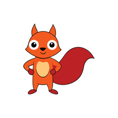 A squirrel as a superhero