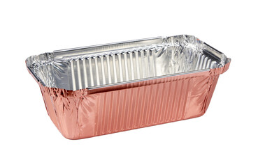 Aluminum foil container for cakes or baked goods