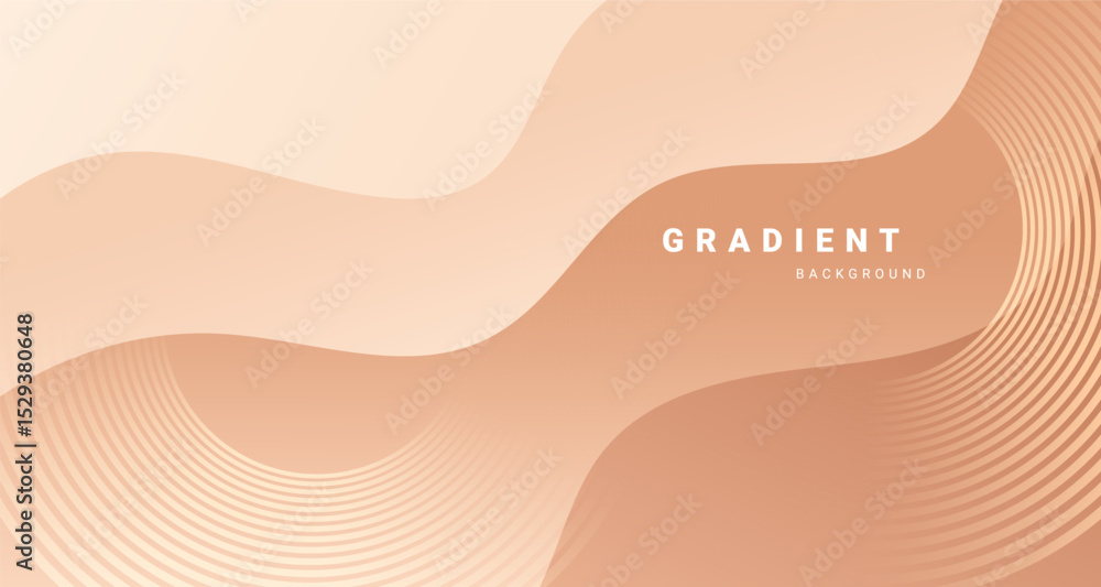 Poster Abstract background with smooth wave shapes and soft gradient