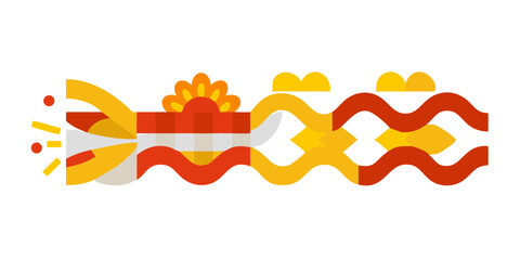Bright vector art of sun on a beach with a colorful rainbow wave design, perfect for a summer wallpaper or banner
