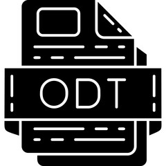 ODT file format Icon