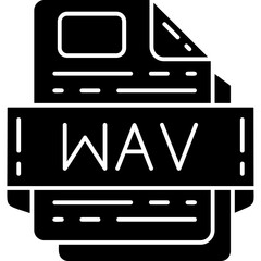 WAV file format Icon