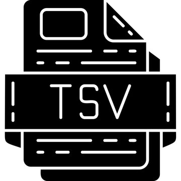 TSV file format Icon