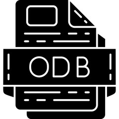 ODB file format Icon