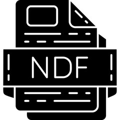 NDF file format Icon