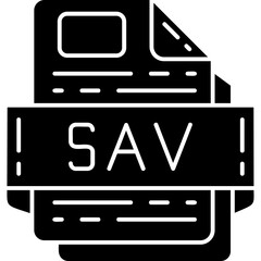 SAV file format Icon