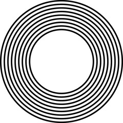 Fototapeta premium Dynamic lines and circles. Technology concept