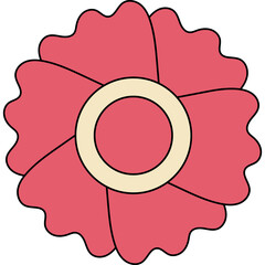 Retro Flower Daisy Groovy 70s 