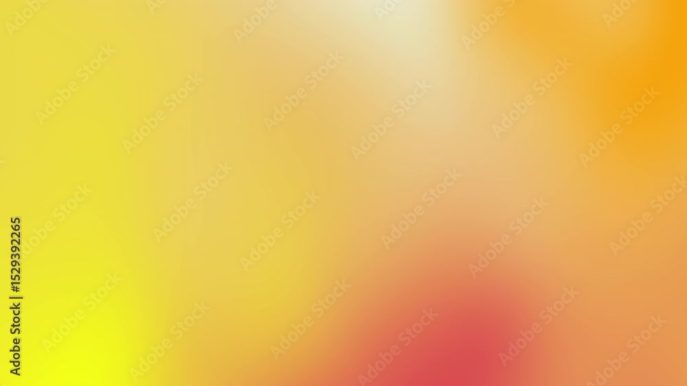 Poster a soft, warm gradient background blending yellow, orange, and red hues in a smooth abstract style, a