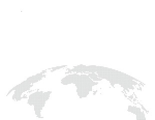 Grey world map vector, isolated on white background. Flat Earth, map template for web site pattern, anual report, inphographics. Globe similar worldmap icon. Travel worldwide, map silhouette backdrop.