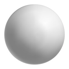 Smooth, pristine white sphere floating against a pure white backdrop, embodying minimalism, perfection, and limitless potential for global and abstract concepts
