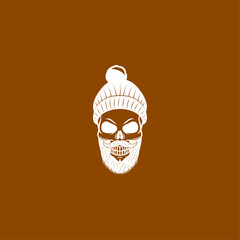 Lumberjack man icon flat vector design