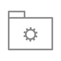 設定フォルダのアイコン