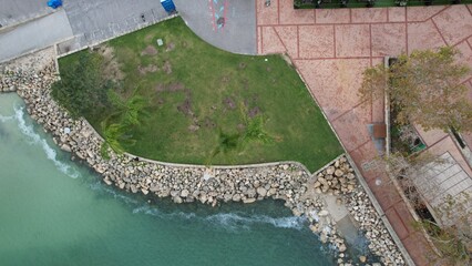 Hillarys, Australia – June 3, 2025: Aerial View of The Hillarys Boat Harbour of Perth CBD