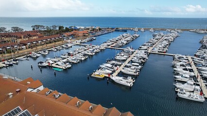 Hillarys, Australia – June 3, 2025: The Hillarys Boat Harbour of Perth CBD