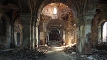 Ruins of a Majestic Church: A Glimpse into History