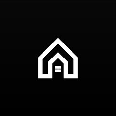 House logo design concept. Home logo design template