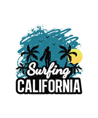 Surfing California Design, EPS, VECTOR
