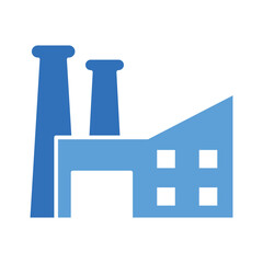 Factory sign symbol vector flat icon