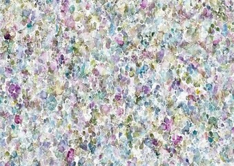 Abstract, colorful, mottled pattern.  Delicate, painted, textured