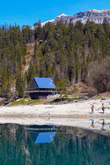  Der Caumasee in Flims, Kanton Graubünden (Schweiz)
