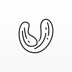 Nut logo design concept template