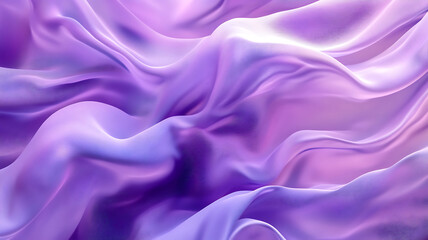 Obraz premium Abstract rendered purple fabric with soft waves and light reflections for elegant design