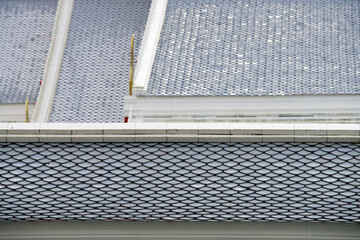 Detailed View of Shingle Roof Texture for Architectural Design
