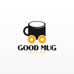 Mug logo design template