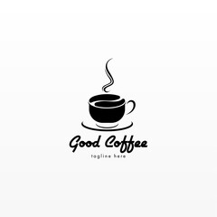 Coffee logo design concept. Coffee drink logo template