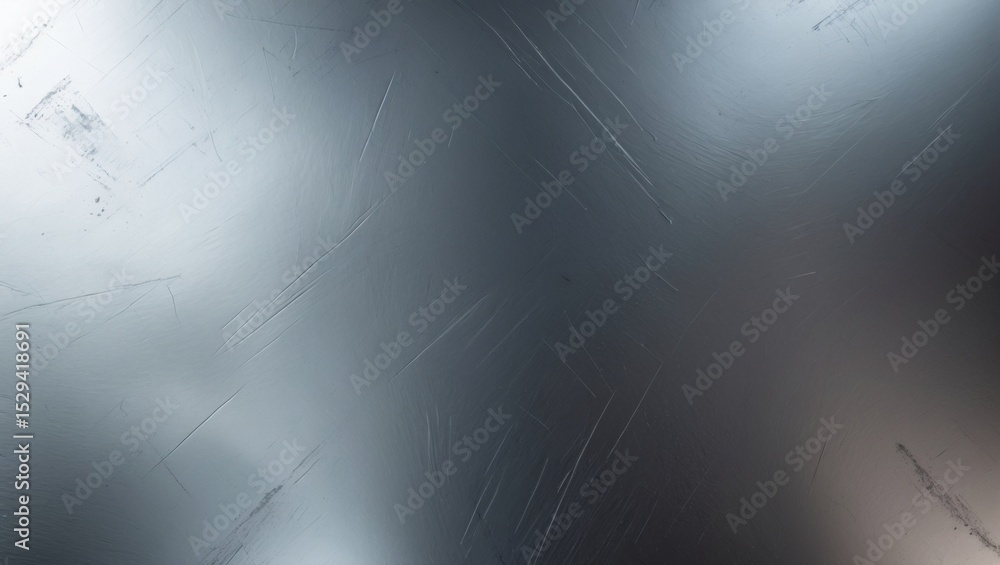 Aufkleber a closeup view of a piece of scratched metal. the metal reflects light, creating highlights and shad