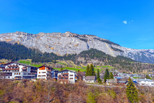Flims, Kanton Graub&uuml;nden (Schweiz)