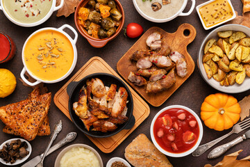 Beautiful natural wooden table with kitchen background