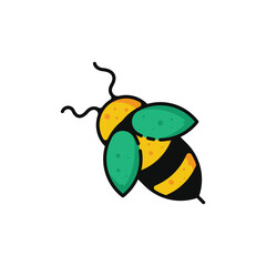 Bee logo for business and company