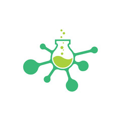 Laboratory logo design concept